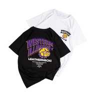 KAOS DISTRO WESTERN ILLINOIS BULLS ATASAN TSHIRT BASKET NEW YORK BISA COD BAJU UNISED ATASAN PRIA LE