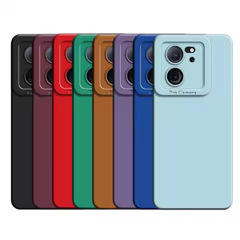 For Xiaomi 13T Pro Case For Xiaomi 13 T 13T Pro 5G Cover Full Camera Lens Protection New Liquid Sili