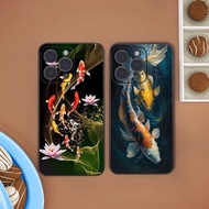 Iphone 14 / 14 PRO / 14 PRO MAX Case Fish and Flower Landscape