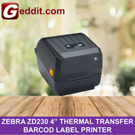 ZEBRA ZD230 4" INCH THERMAL TRANSFER BARCODE LABEL PRINTER (REPLACMENT MODEL FOR GT800 )