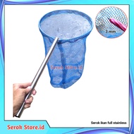 jaring serok ikan siap pakai / bahan full stainless / serokan udangteridan wader /lamit super kuat