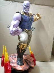 Large Size 1/4 60cm Superhero Green giant Green man Hulk Thanos figure Resin Statue Collection model