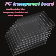 Transparent Transparent PC Solid Hard Board 150 * 150mm-500 * 500mm High Temperature Polycarbonate E