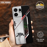 DAKOTA | Softcase Itel A100C 4Ghp Gamers Republic Theme Motif UV Printing Latest 2026 Free Strap hp 