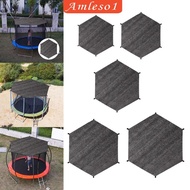 [Amleso1] Trampoline Shade Cover Only, Trampoline Awning, Trampoline Rain Cover, Summer
