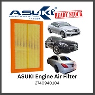 ASUKI Engine Air Filter Mercedes Benz C160 C180 C200 C250 C300 E200 E250 E300 GLC250 SLK200 Spare Pa