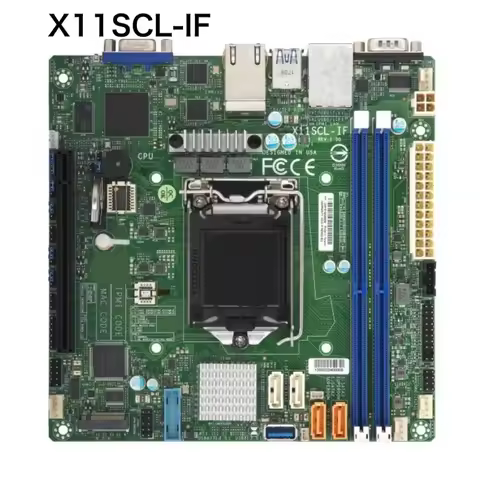 For Supermicro X11SCL-IF Desktop Motherboard LGA 1151 DDR4 Mainboard 100% Tested OK Fully Work Free 