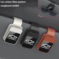 Chevrolet Car carbon fiber textured glasses clip multifunctional sun visor storage clip Onix Cruze S