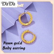 Yellow Gold Pawnable 21k Legal Earrings Nasasangla 100% Women's Original Earrings Flower Star Earrin