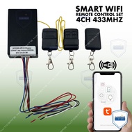 WiFi R3000 AUTO GATE Receiver REMOTE CONTROL 4CH 433MHz ( RECEIVER / REMOTE CONTROL ) AUTOGATE GATE DOOR