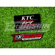 KTC RACING SHOCK STICKERS KTC SUSPENSION STICKERS