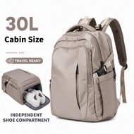 Unisex 30L Travel Backpack Waterproof 16 inch Laptop Business Bagpack with Shoe Compartment 旅行背包