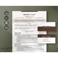 100% [ATS Friendly] Premium Resume Template and  CV , Word PDF , Sleek Business card , Cover Letter 