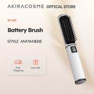 Japan AKIRA USB Hair Straightener Comb Portable Mini Straightening Hair Brush Cordless Ceramic Strai
