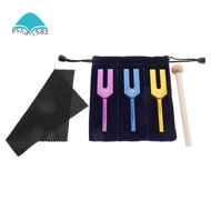 4096 Hz 4160 Hz 4225 Hz Tuning Forks Set Musical Instrument Aluminum Alloy Fit for Sound Healing