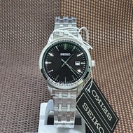 Seiko SUR409P1 Classic Quartz Analog Stainless Steel Bracelet Round Date Ladies' Watch