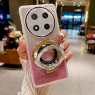 Honor X9C 2024 Plating Glitter Phone Case For Honor X9C X9b X9a X 9A X 9C HonorX9C 5G Transparent Bl