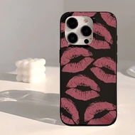 HP CASE Jelly casing Lips Kiss Motifhp Compatible for iphone 13 11 12 14 15 16 17 7 8 6 6S Plus Pro 