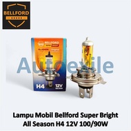 Bellford Super Bright All Season H4 12V 100/90W ALS Yellow Rainbow High Watt Original Spare Part Qua