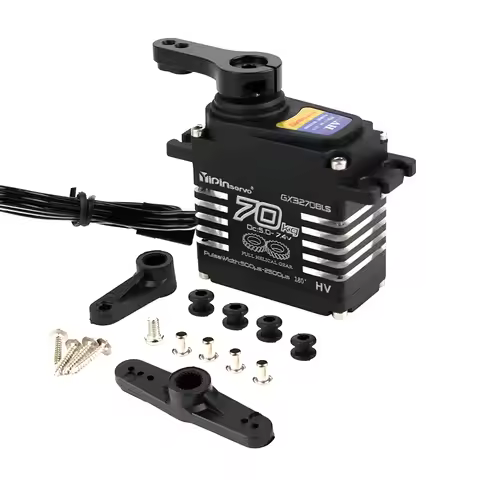 70KG 60KG 55KG Brushless Servos Magnetic Induct 8.4V Steel Helical Gear Servos Motor 25T Metal Servo