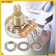 Guitar Potentiometer A250K B250K A500K B500K High Sensitivity Electric Guitar Potentiometer Bass Gui