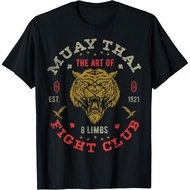 Men's cotton T-shirt Muay Thai Fighter Vintage Tee Twin Tiger Art of 8 Limbs T-Shirt Fast Shipping 4
