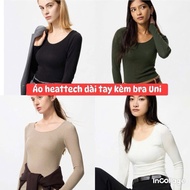 Extra heat preservation with Uni bra Heattech woman