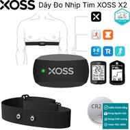 XOSS X2 Heart Rate Monitor Strap – Bluetooth & ANT+, CR2032 300 Hour Battery, Genuine