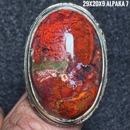 Agate Ring Bloodstonenatural (Natural Original)