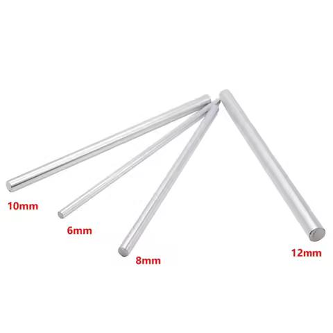 1pc 6mm 8mm 6x100 6x200 8x100 8x200 Linear Shaft Rail 8x200mm Cylinder Chrome Plated Smooth Linear R