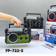 FEPE FP-722  Radio Bluetooth FM Radio, Portable, Speaker, Supported USB /SD Card/AUX
