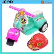 Children's 3-wheel VESPA SCOOTER Toy (free Helmet)