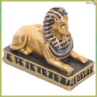 zhihuicx  Home Decor Ornament Sphinx Egyptian Pharaoh Sculpture Desktop Creative Figurine Figurines Resin Crafts Kids Arts and Statue