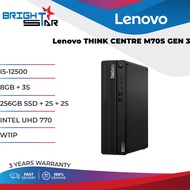 DESKTOP THINK CENTRE M70S GEN 3 / I5-12500 / 8GB + 3S / 256GB SSD + 2S + 2 SATA / INTEL UHD 770 / W1