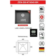 ZENROS KITCHEN SINK SUS304 NANO NT4545