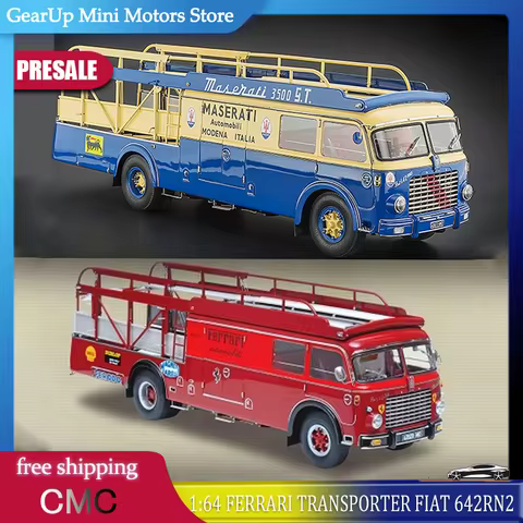 Cmc 1:64 Scale Ferrari Transporter Fiat 642rn2 Maserati Transporter Miniatrue Alloy Diecast Car Mode