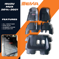 Isuzu Mux car mat 2014-2021 5D Diamond Deep Dish Isuzu Car Accessories Isuzu Mux Car Accessories Int