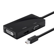 Converter MINI DISPLAY PORT TO VGA DVI HDMI / MINI DP THUNDERBOLT