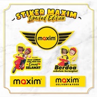 MAXIM LARGE HELMET STICKER | Motorbike | ONLINE OJEK CARS SPOT/S STICKER/S