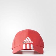 S.G ADIDAS PERF CAP 3S 刺繡 LOGO 帽子 橘紅 基本 街頭 老帽 男女 復古帽 AY4842