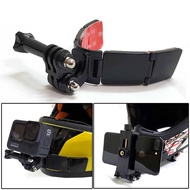 Full Face Helmet Chin Mount Holder for GoPro Hero 12 11 10 9 8 7 5Yi 4K Insta360 Camera Strap Flodab
