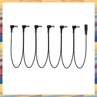 Electric Guitar Effect Pedal Daisy Chain Power Supply Cable 9V DC 1A Multi-Interface Connecting 1 to
