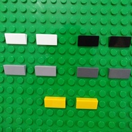 COMBO 30 1x2 Smooth Beveled Bricks NO.019 - MOC Accessories Compatible Assembly Toys Part 85984