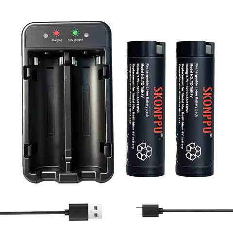 For Milwaukee 48-11-2131 4V 3200mAh REDLITHIUM Rechargeable battery with Charger Compatible with Mil