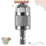 TARSURR Quick Change Chuck, Self-Tightening 1/4 Inch Drill Chuck Adapter,  1.5-6.5mm Hexagonal Handl