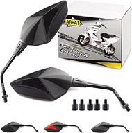 Area1 Universal Scooter Rear View Mirror Pair E-Approved M8/M10 Right + Left Thread Compatible with 