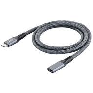 STOD Thunderbolt 3 kabel sambungan USB C Thunderbolt 4 40Gbps Male ke Female PD Charge 5A 100W 4K 8K