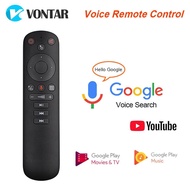 VONTAR G50S Voice Remote Control Gyroscope Air Mouse Wireless Mini Kyeboard with IR Learning for Android TV Box PC