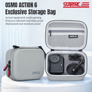 For DJI OSMO ACTION 6 PU Handbag For DJI OSMO ACTION 6 Accessory Bag For DJI OSMO ACTION 6 Gray Stor