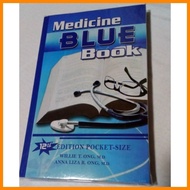✽ ∏ ➽ Medicine BLUE Book  Pocket Size 12th edition Willie Ong M.D Anna Liza R. Ong M.D